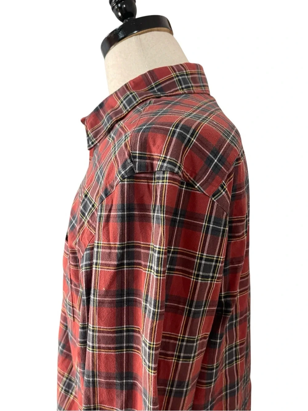 UNTUCKit Catarratto Button Down Slim Fit Shirt Red Plaid